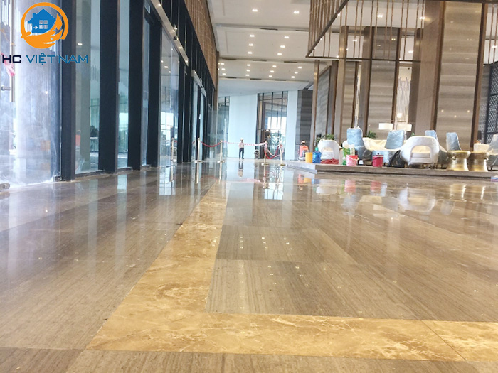 Dịch vụ đánh bóng sàn đá tự nhiên của HC Việt Nam