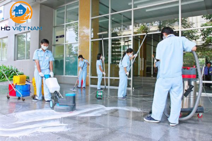 Dịch vụ vệ sinh tòa chung cư, căn hộ chung cư - HC Việt Nam