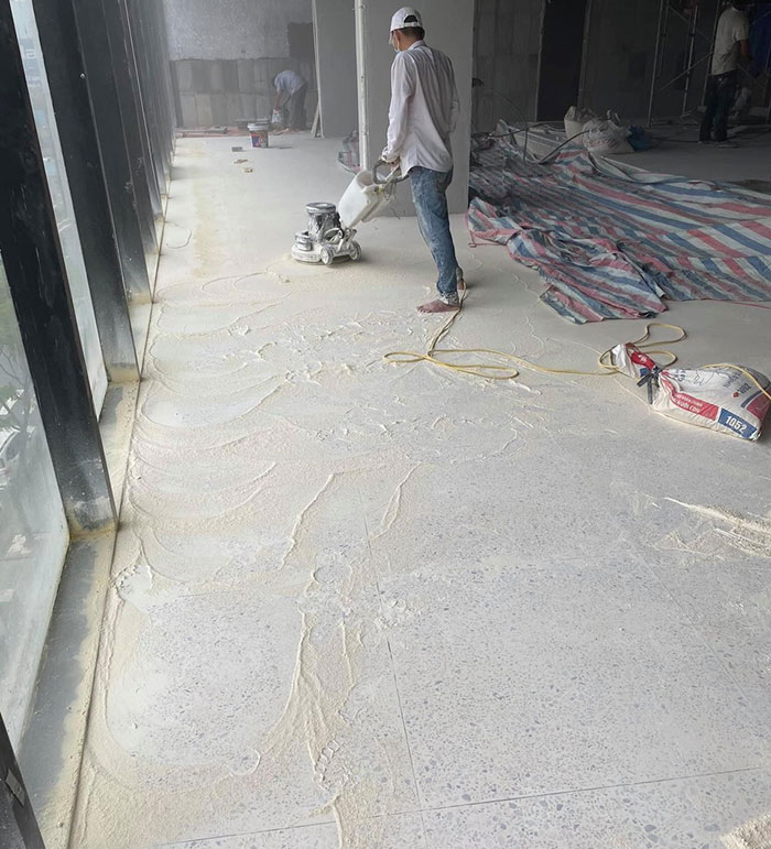 Tổng hợp công trình đánh bóng sàn bê tông T4.2022 của HC Việt Nam