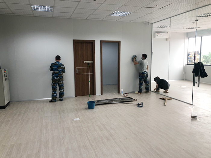 Công ty vệ sinh công nghiệp sau xây dựng chuyên nghiệp, giá rẻ tại Hà Nội