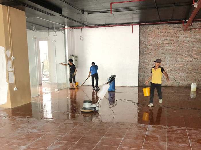 Công ty vệ sinh công nghiệp sau xây dựng chuyên nghiệp, giá rẻ tại Hà Nội