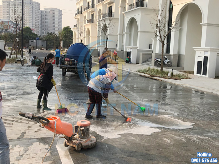 Công trình vệ sinh công nghiệp tại dự án ParkCity, Hà Đông, Hà Nội