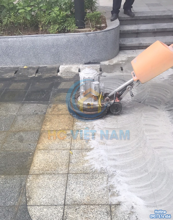 Công trình vệ sinh đá khò cho tòa chung cư tại Tây Mỗ, Hà Đông, Hà Nội