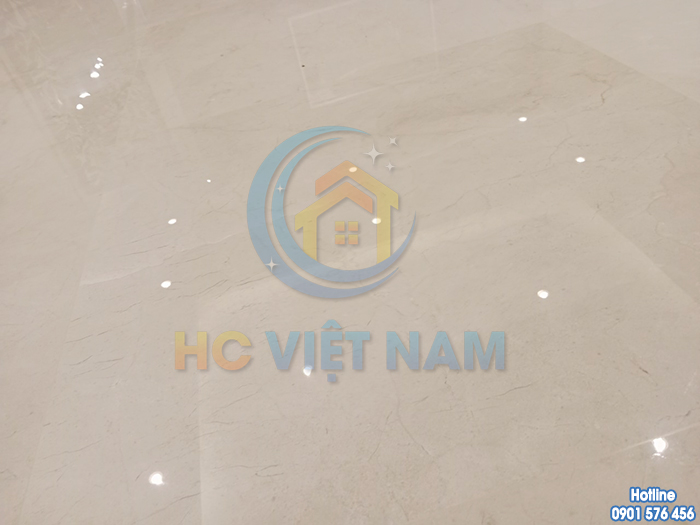 Công trình phục hồi sàn đá tự nhiên khách sạn 5 sao The Vista 146 Giảng Võ, Hà Nội