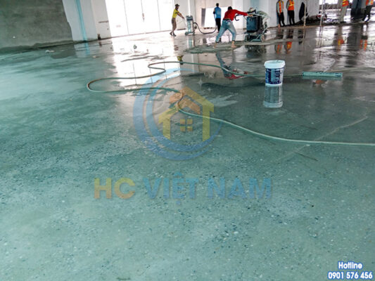 HC Việt Nam - Công ty dịch vụ mài đánh bóng sàn bê tông tại Bắc Giang giá rẻ